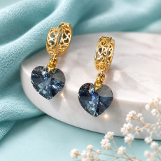 Серьги с кристаллами Swarovski