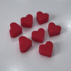 Наконечники / стопперы для спиц Сердце ( 2шт )