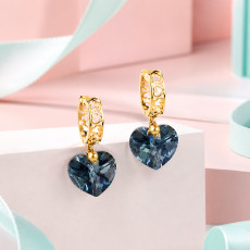 Серьги с кристаллами Swarovski
