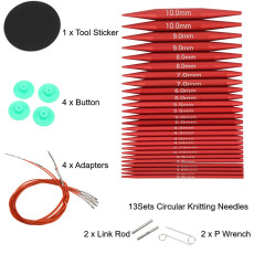 Набор красных спиц