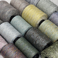 NODINO CON LINO 35% лен 35% полиэстер  30% люрекс 600м/100г