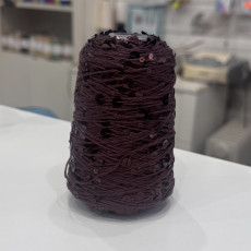 Брауни / пайетки в тон глянец N09