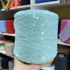 Мята / пайетки  прозрачные N67