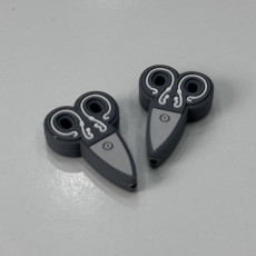 Наконечники / стопперы для спиц Ножницы ( 2шт )