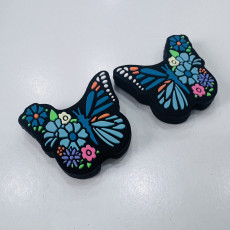 Наконечники / стопперы для спиц Бабочки ( 2шт )